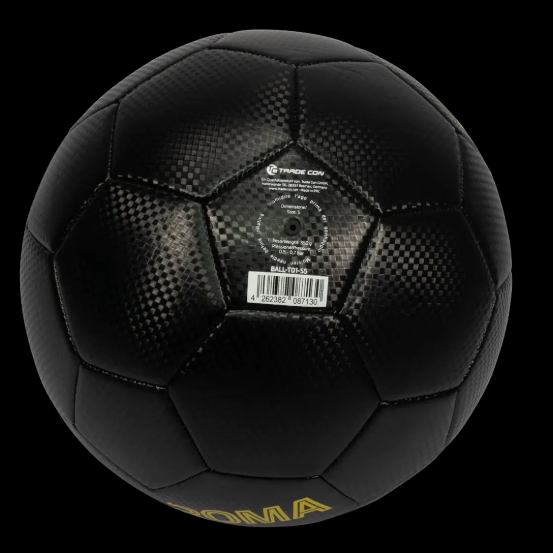 Hot Football Woven Carbon Pattern, Size 5 Footballs
