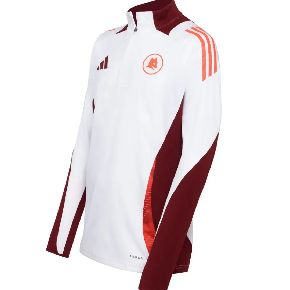 Outlet half-zip training sweatshirt, White Sweatshirts