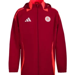 Hot Men Hooded Coach's Jacket, Red, Men Jackets