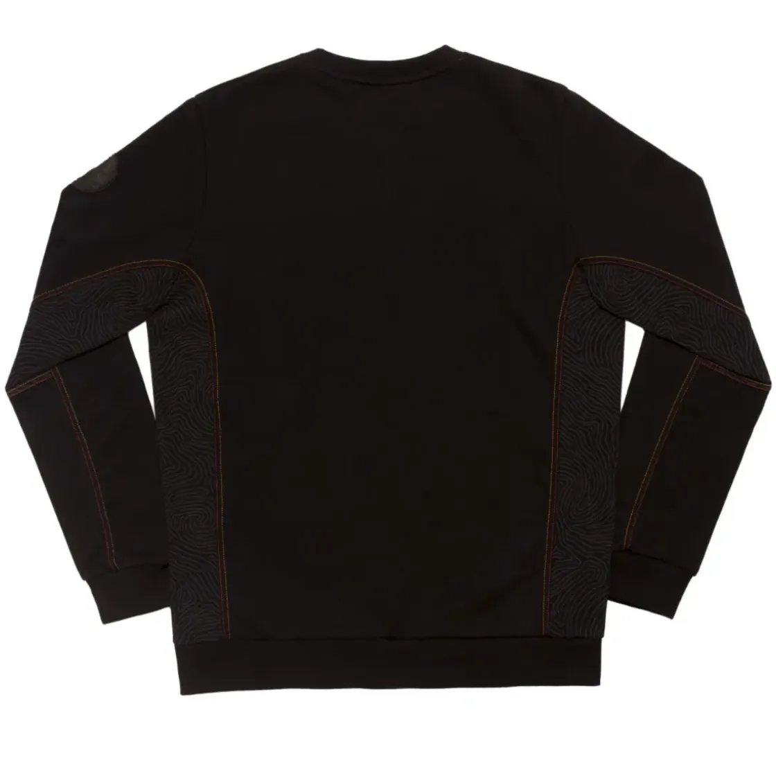 Flash Sale ASR logo cotton crewneck sweatshirt, Men, Black Sweatshirts