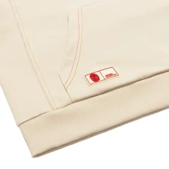 Clearance ASR logo cropped hoodie, Women, White Cream Women Sweatshirts