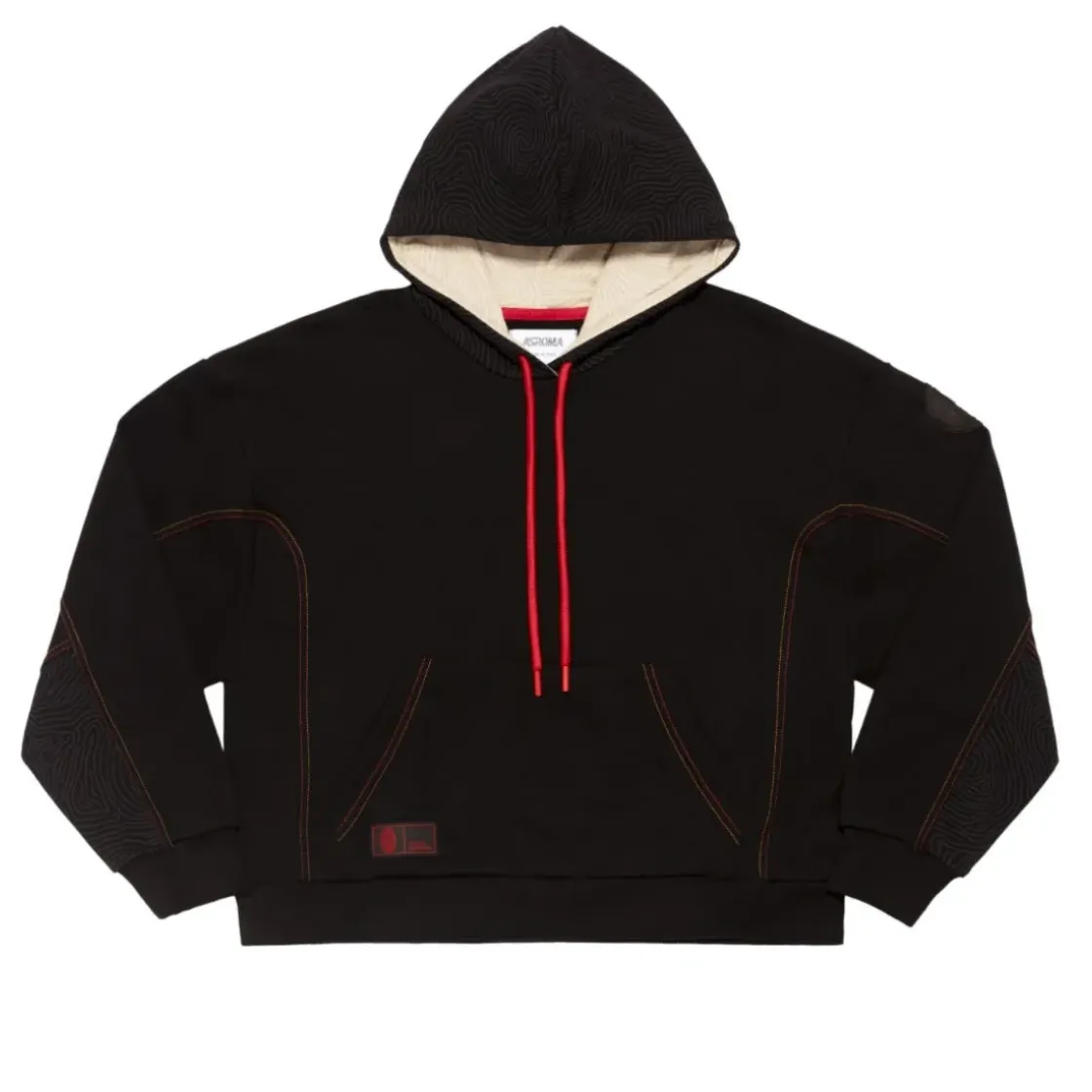 Cheap ASR logo cropped hoodie, Women, Black Women Sweatshirts