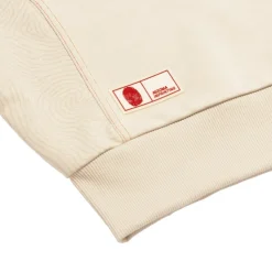 Online ASR logo cropped sweatshirt, Women, White Cream Women Sweatshirts