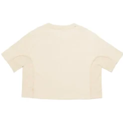 Outlet ASR logo cropped T-shirt, Women, White Cream Women T-shirts & Polo