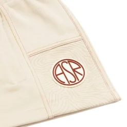 Sale ASR Logo Shorts, Women, White Cream Women Tracksuits & Pants