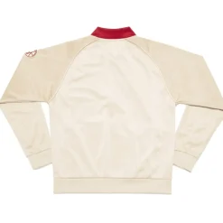 Cheap ASR logo track jacket, Men, White Cream Jackets