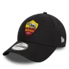 New 9Forty Logo Crest Cap, Adult, Black Caps|Caps