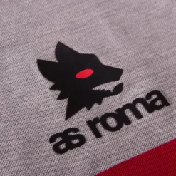 Shop Retro striped polo shirt with logo Lupetto, Adult, Grey T-shirts & Polo