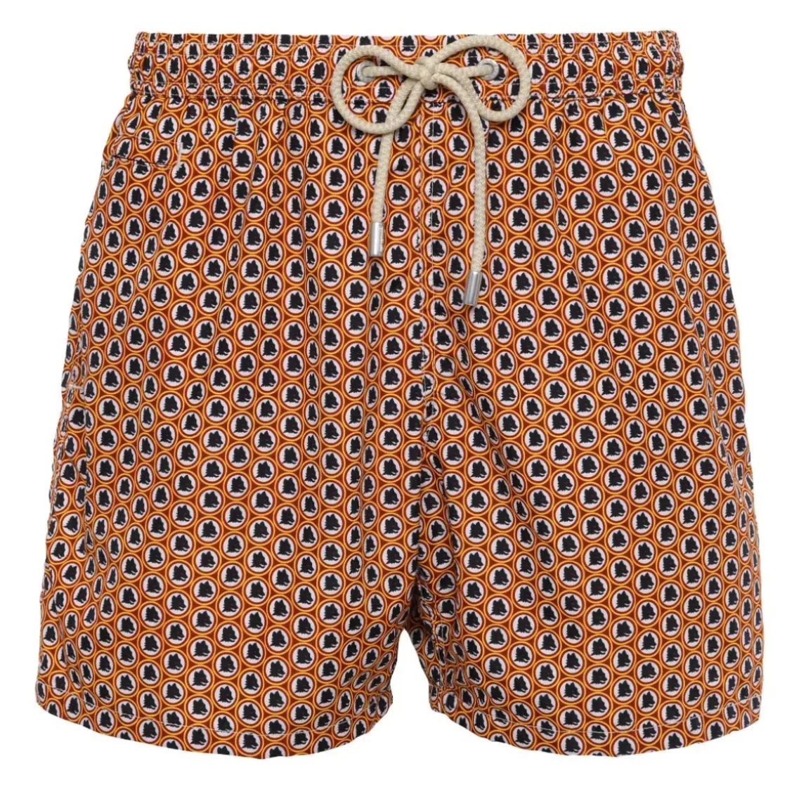 Cheap Saint Barth Wolf Cub Logo Swimsuit Micro Fantasy, Man, Orange Beach & Pool|Beachwear
