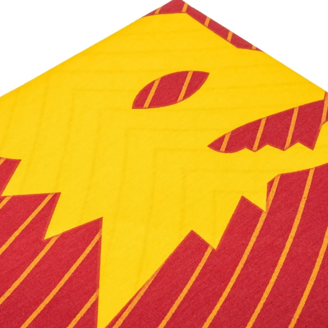Hot Single bed bedding set, sheet set and pillowcase with Lupetto logo – yellow and red Bedroom