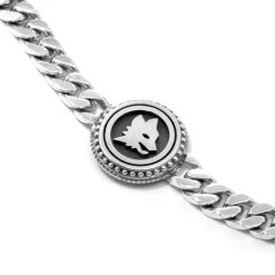 Shop Snake Chain Bracelet X Nove25 Lupa, Unisex, Sterling Silver Jewellery