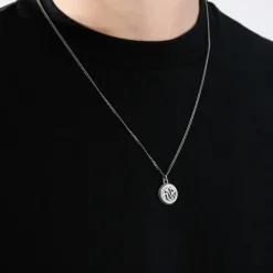 Cheap Snake Chain Necklace X Nove25 ASR Pendant, Unisex, Sterling Silver Jewellery