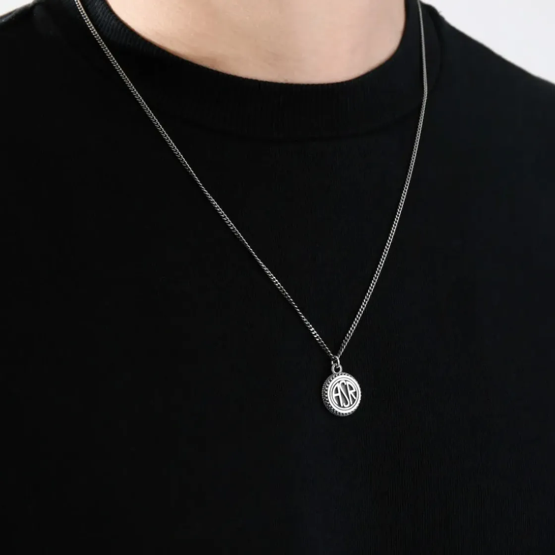 Cheap Snake Chain Necklace X Nove25 ASR Pendant, Unisex, Sterling Silver Jewellery