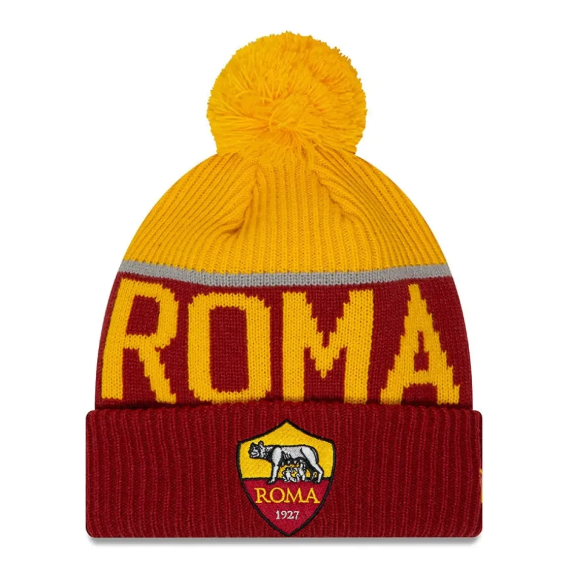 Cheap Sport Knit Logo Crest Beanie, Adult, Red Caps|Caps