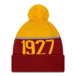 Cheap Sport Knit Logo Crest Beanie, Adult, Red Caps|Caps